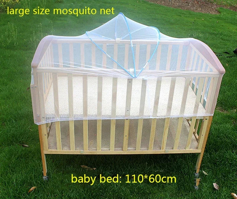 Portable Baby Crib Mosquito Net – Foldable Insect Mesh Cover for Cradles & Toddler Beds
