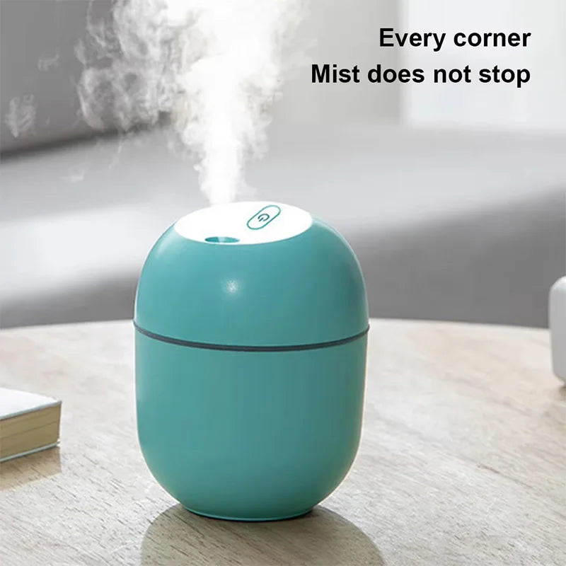Portable USB Water-Drop Humidifier – Mini Desktop Home Mist Atomizer