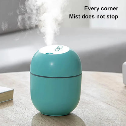 Portable USB Water-Drop Humidifier – Mini Desktop Home Mist Atomizer