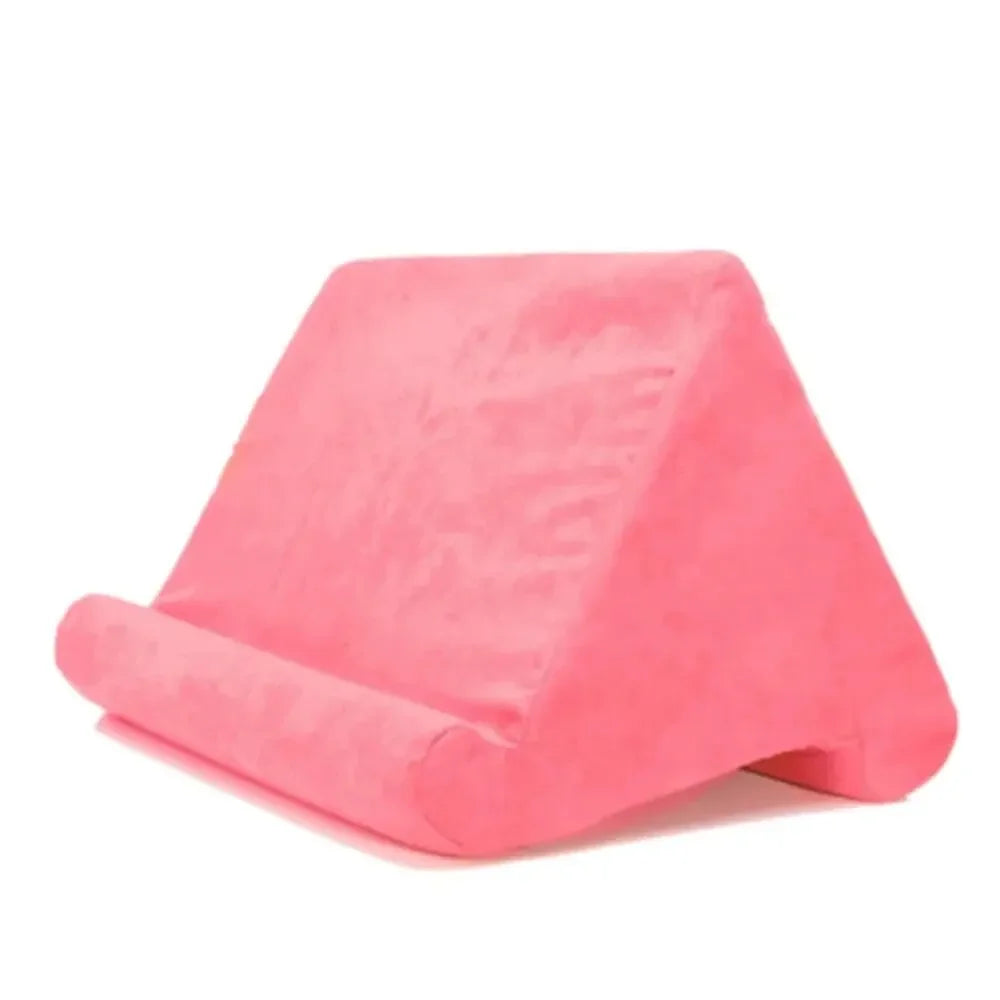 Multifunction Sponge Pillow Tablet Stand – Adjustable Reading Holder for iPad, Samsung, Huawei Tabs, Bed Mount Bracket