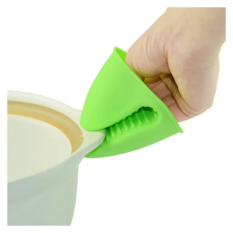 Silicone Oven Mitts – Heat-Resistant Pinch Grips for Cooking, Baking & Pot Handling