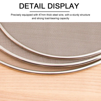 Stainless Steel Cooking Splash Guard – Reusable Splatter Screen for Frying & Sautéing