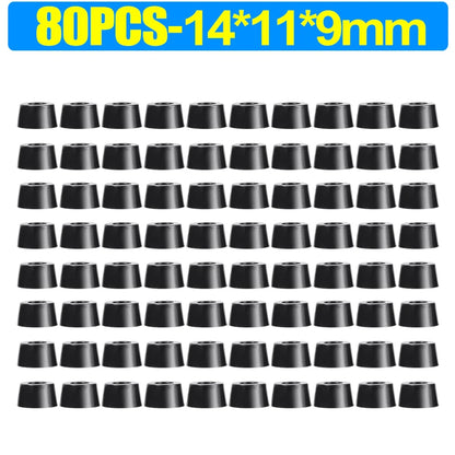 8/80Pcs Rubber Pads Floor Protectors Non-slip Cutting Board Furniture Bumper Gasket Table Chair Leg Cover Furniture Hardware Mat