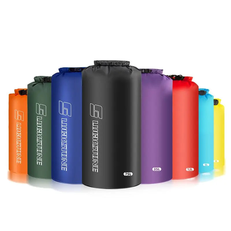 Ultralight Waterproof Dry Bag – Floating Sack for Swimming, Kayaking, Boating & Camping (3L–75L)