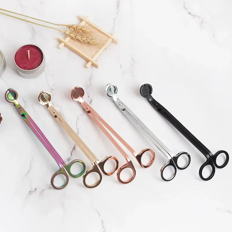 Stainless Steel Candle Wick Scissors – Portable Candle Care Scissors