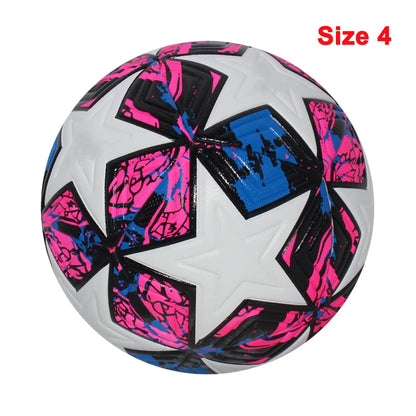 Standard Soccer Ball – Size 4 & 5 Seamless PU Football for Outdoor Sports & Training