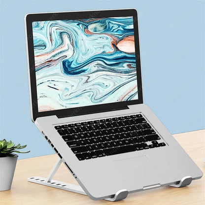 Portable foldable computer monitor stand, adjustable laptop stand, suitable for small-sized tablet dock accessories