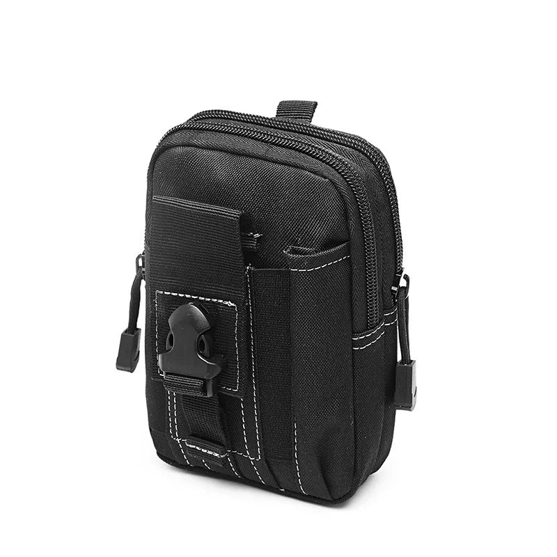 Multipurpose Molle Tactical Waist Bag – Outdoor Belt Pouch with Phone Case & EDC Organizer