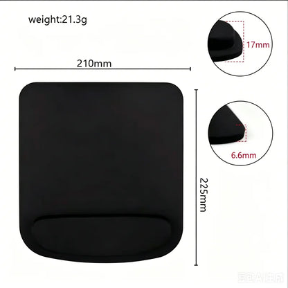 Computer Game Mouse Pad with Ergonomic Wrist Rest – Environmental EVA Solid Color Comfortable Mouse Mat for Office & Gaming