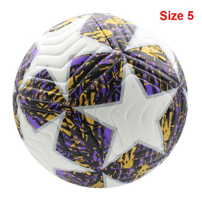 Standard Soccer Ball – Size 4 & 5 Seamless PU Football for Outdoor Sports & Training