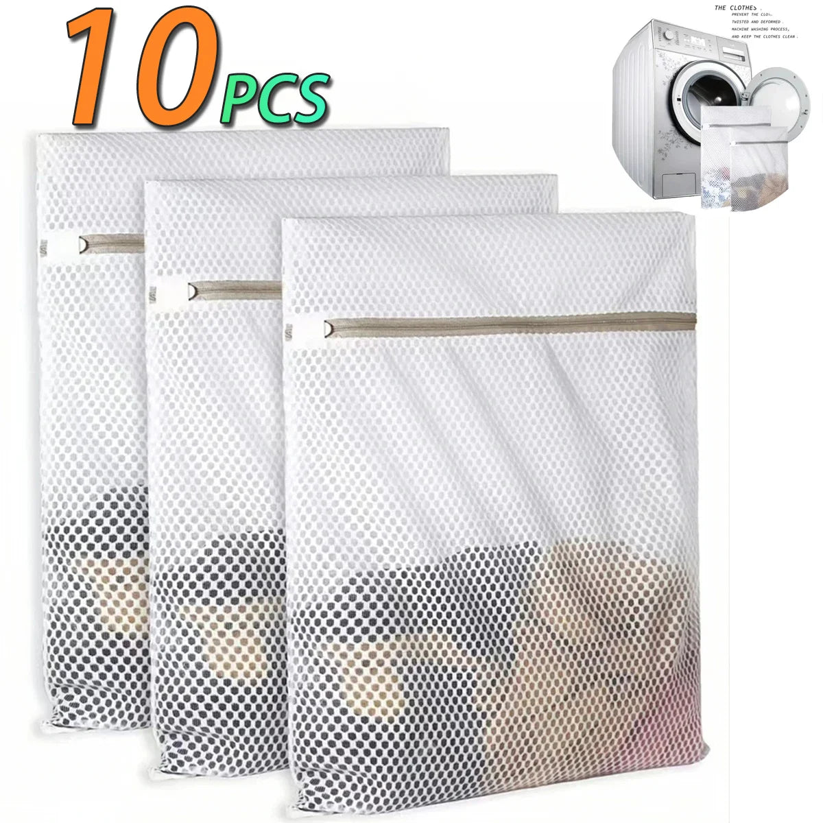 Honeycomb Mesh Laundry Bag – Reusable Wash Bag for Delicates
