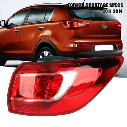 Left/Right Side Tail Lamp FOR KIA Sportage Specs 2011 2012 2013 2014 Rear Tail Light Brake Lamp with