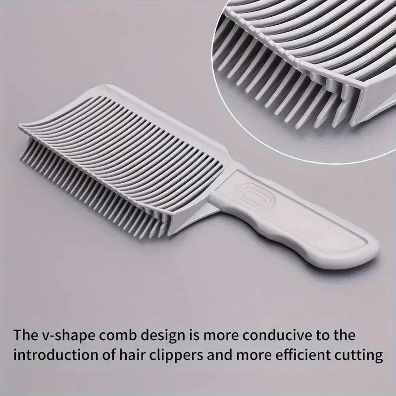 Fading Comb for Men – Professional Barber Flat Top Comb for Blending, Tapering & Fade Cuts