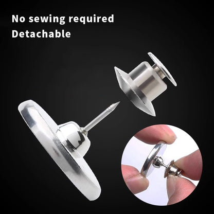 Modern metal magnetic hook, suitable for curtains - easy to install wall mounted magnetic buckle