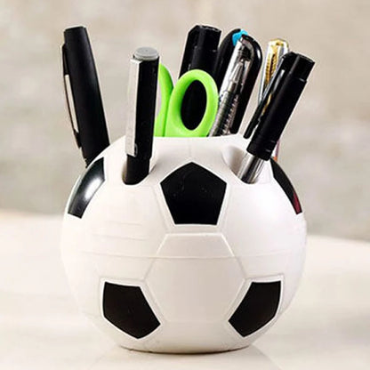 Soccer Ball Pen Holder – Football-Shaped Desktop Organizer for Kids & Students
