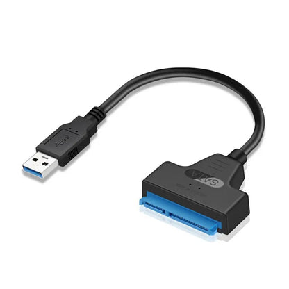 SATA to USB 3.0 Cable Adapter – USB 3.0 to SATA III for 2.5" HDD & SSD Hard Drive Data Transfer