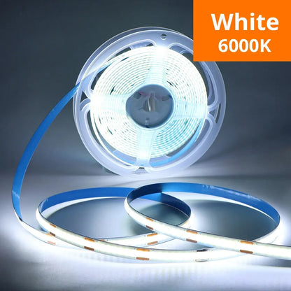 LED COB Light Strip Touch Dimmer – Flexible 5V USB Diode Tape for Indoor Room, TV, Mirror & Wall Backlight
