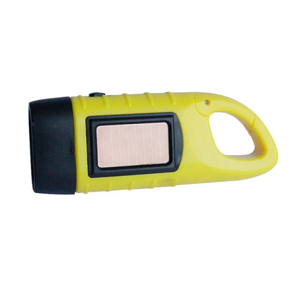 Portable LED Flashlight Tent Light – Hand Crank Dynamo & Solar Powered Torch for Camping, Hiking, and Emergency Use