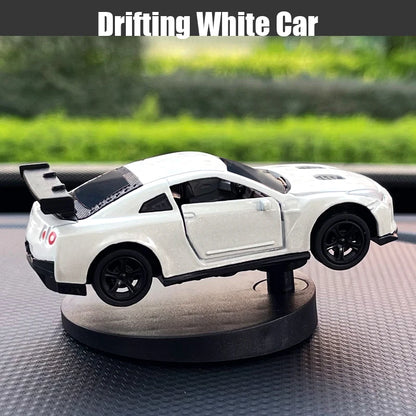 Drifting Car Dashboard Toy Model – Swinging Sports Racing Ornament for Car Interior Decoration