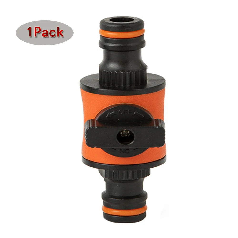 New 1PC/2PCS Garden Hose Shut Off Valve Tap Adapter Quick Joint Garden Sprays Sprinklers for Watering the Garden