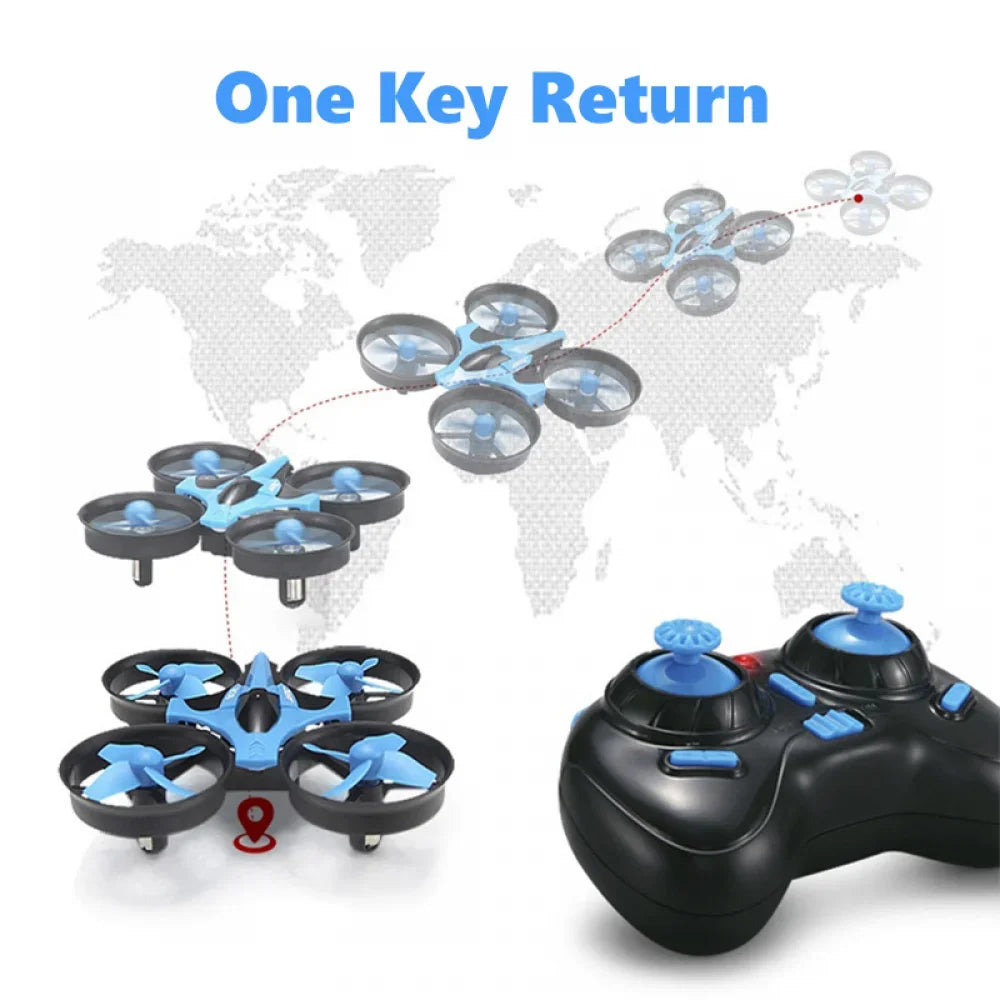 H36 Mini Drone – 6-Axis FPV RC Quadcopter with Headless Mode, 360° Flips & One-Key Return – Kids’ Remote Control Helicopter Toy