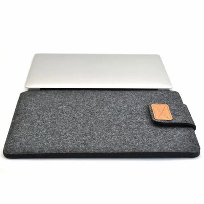 Felt Sleeve Slim Tablet Case Cover Bag – Solid Color Protective Storage for MacBook Air, Pro & Tablets 11, 13, 15 Inch