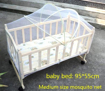 Portable Baby Crib Mosquito Net – Foldable Insect Mesh Cover for Cradles & Toddler Beds