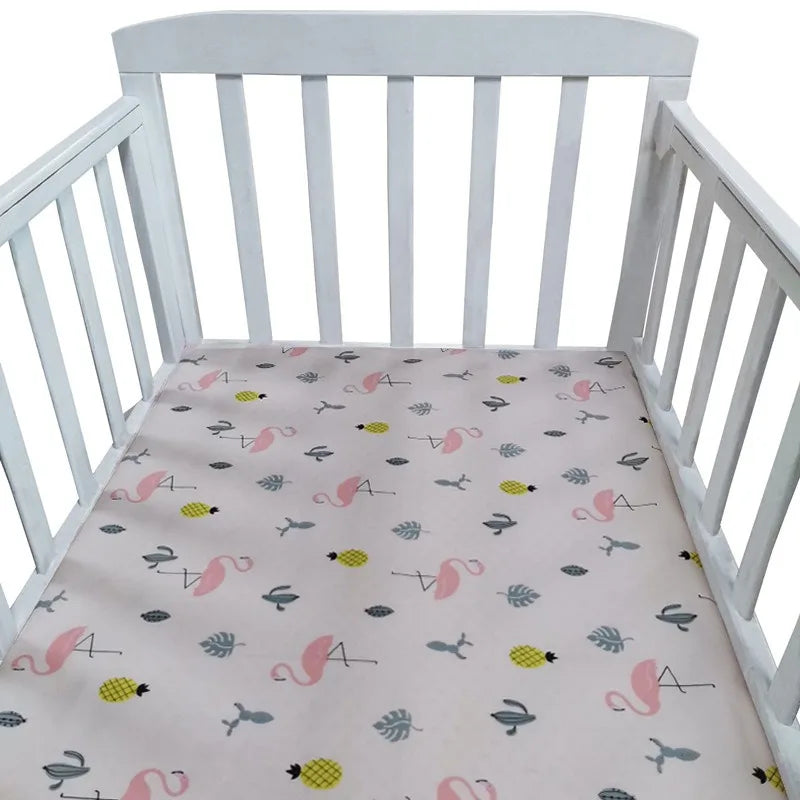 Fitted Bassinet Mattress Cover – Soft Crib Sheet for Newborns (90×50×5cm or 140×70×5cm)