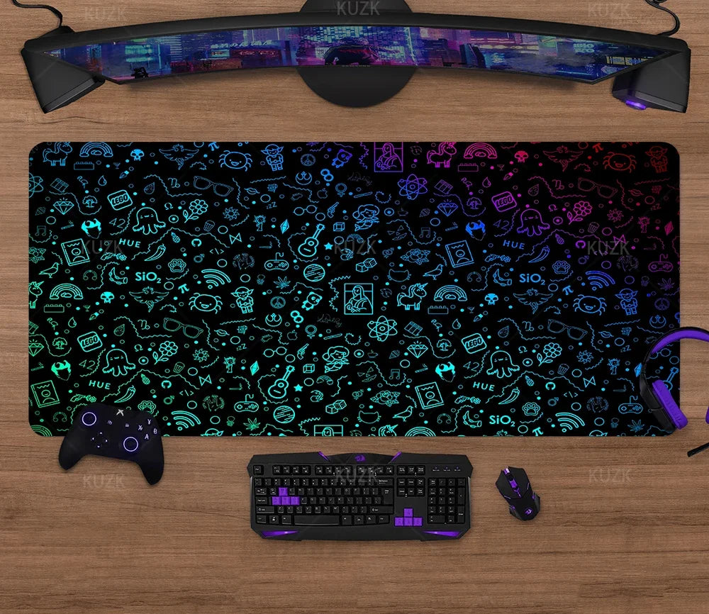 XL Gaming Mouse Pad – Large Mousepad Desk Mat for Keyboard & Laptop Setup | Non-Slip Computer Table Surface