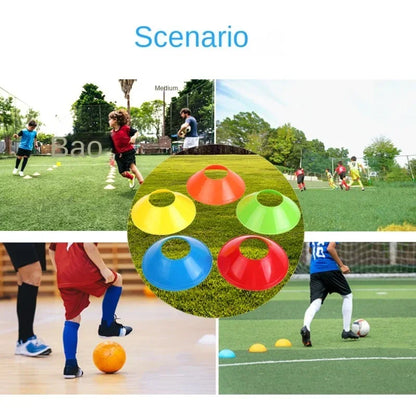 Soccer Training Marker Cones – Pressure-Resistant Sign Dish Set for Football & Basketball Practice