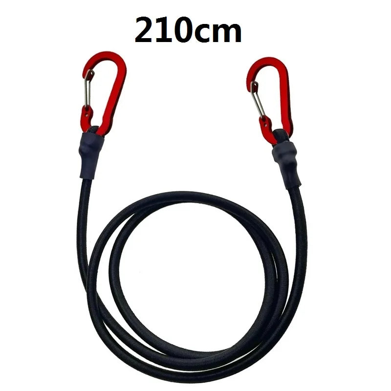 Heavy Duty Bungee Cord with Carabiner – Elastic Tie Strap for Camping, Luggage & Gear Securing
