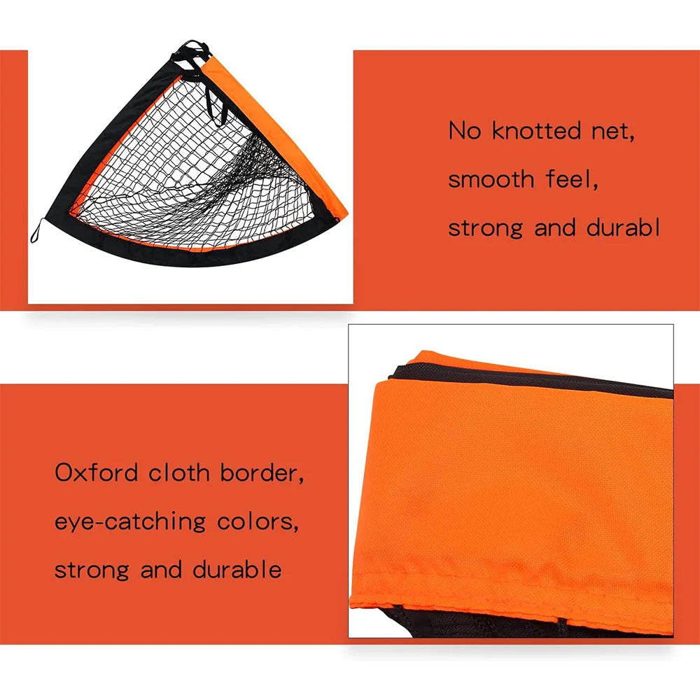 Pop-Up Football Goal Net – Garden Soccer Training Set for Kids with Carry Bag