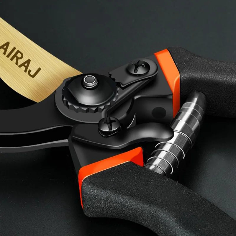 AIRAJ Professional Pruning Shears – Heavy-Duty Ultra Sharp Garden Scissors for Weeding & Horticulture