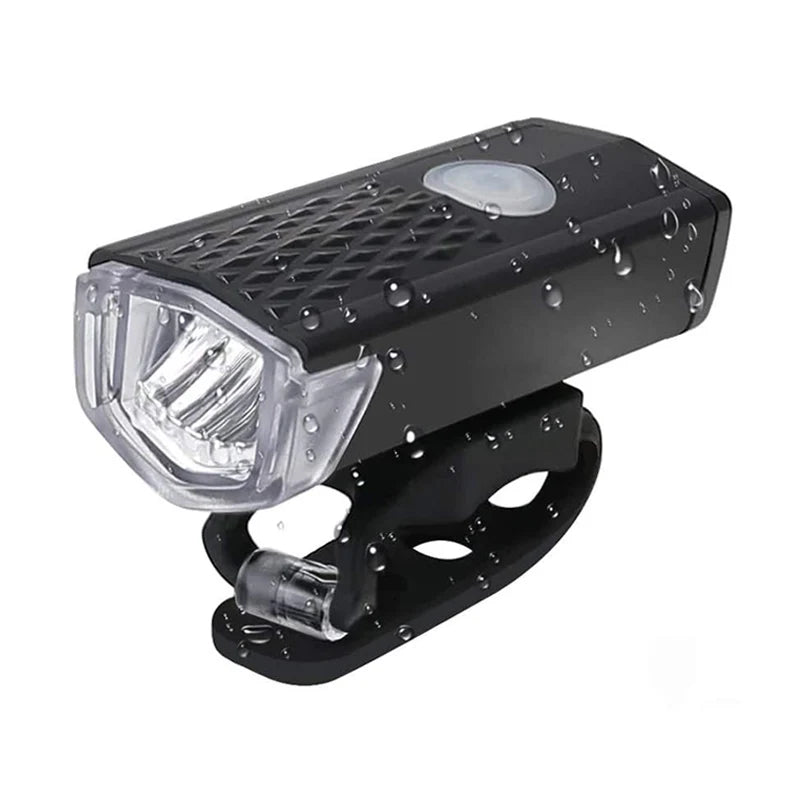 Bike Light Set Front and Rear – USB Rechargeable Bicycle Safety Lights with 3 Modes