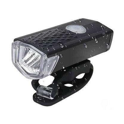 Bike Light Set Front and Rear – USB Rechargeable Bicycle Safety Lights with 3 Modes