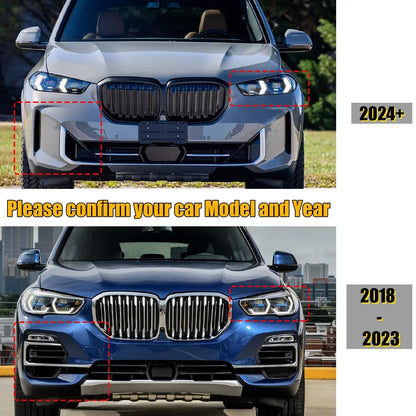 For BMW G05 G18 LCI X5 2018 To 2024 Front Bumper Grille X5M Style Racing Radiator Grill Air Intake Modification Exterior Tuning