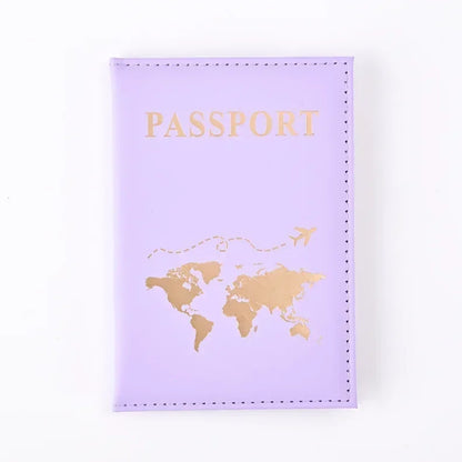 RFID Vintage Business Passport Holder – Multi-Function PU Leather Wallet for Travel