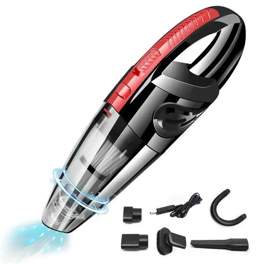 Portable Wireless Handheld Car Vacuum Cleaner – Powerful Rechargeable Suction for Car & Home