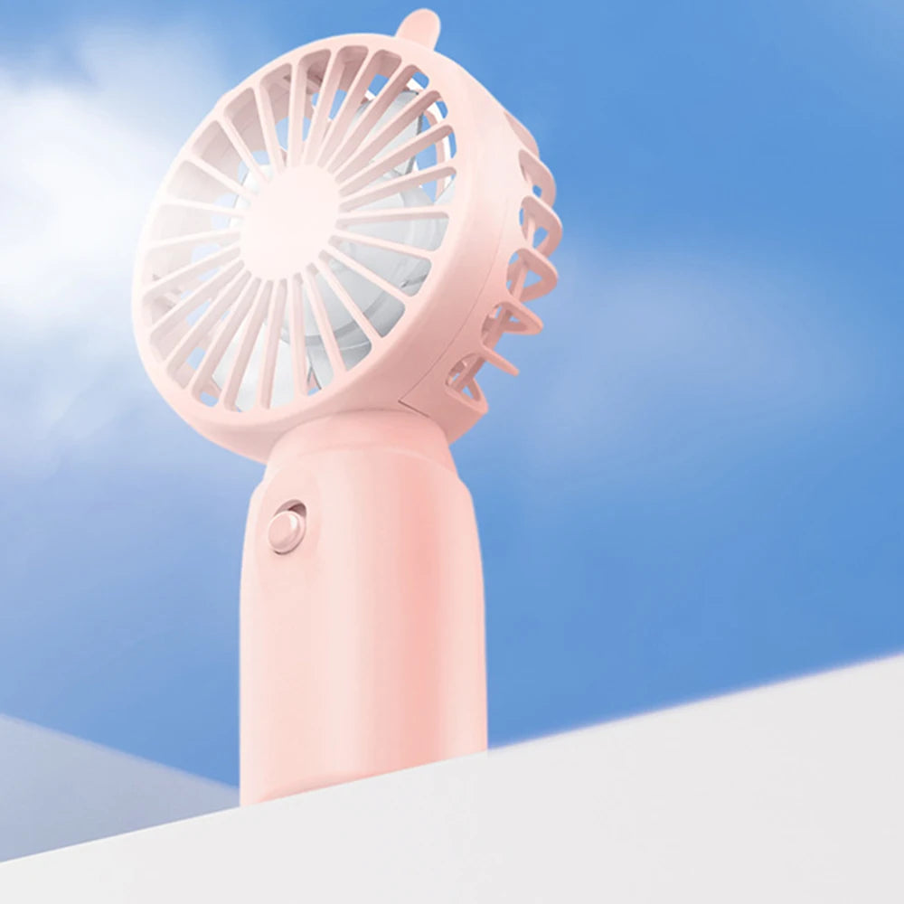 USB Handheld Cooling Fan – Mini Portable Silent Fan for Outdoor, Office, Dorm & Travel