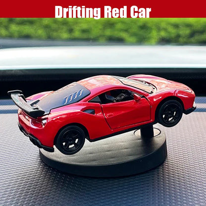 Drifting Car Dashboard Toy Model – Swinging Sports Racing Ornament for Car Interior Decoration