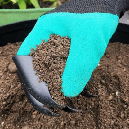 Breathable Garden Gloves with Claws – Puncture-Resistant Digging & Planting Gloves