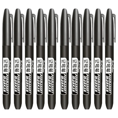 Permanent Marker Pen Drawing Markers Black Blue Red Waterproof Ink Sketch Pens Stationery Art School Supplies For Glass Metal