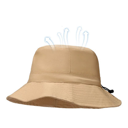 Quick-Dry Foldable Bucket Hat – Lightweight Outdoor Sun Hat for Hiking, Fishing & Travel (4-Season Use)