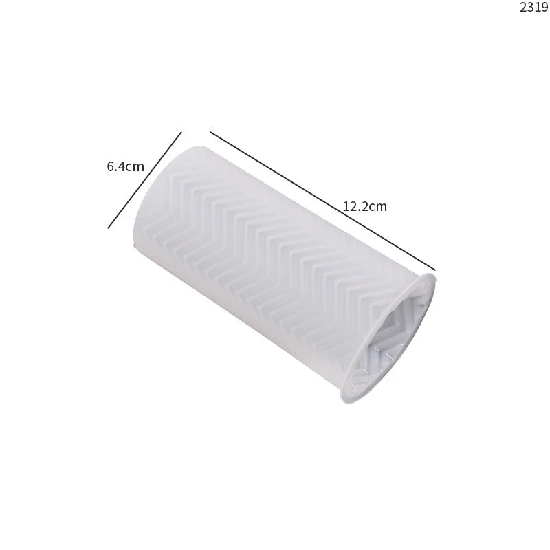 Silicone Striped Roman Column Candle Mold – DIY Silicone Candle Making Tool