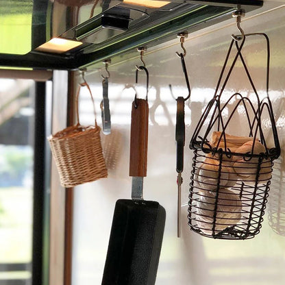 40PCS Strong Magnetic Hooks – Multi-Purpose Storage & Hanging Hooks for Home, Kitchen & Bathroom