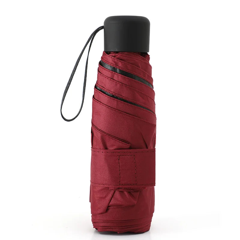 Ultralight Folding Pocket Umbrella – Compact Windproof Travel Umbrella for Women & Men