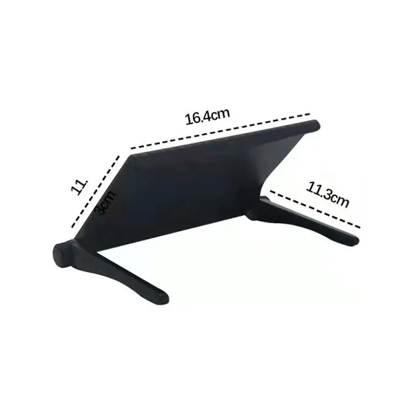 No-Drill Computer & TV Screen Storage Rack – Adjustable Shelf for Router, Set-Top Box, Phones & More