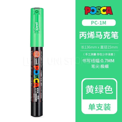 Uni Posca Full Marker Set – Multi-Colours Acrylic Permanent Graffiti Painting Pens