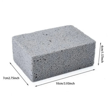 BBQ Grill Cleaning Brush Brick Block – Non-Toxic Pumice Stone for Effortless Grill and Barbecue Rack Cleaning