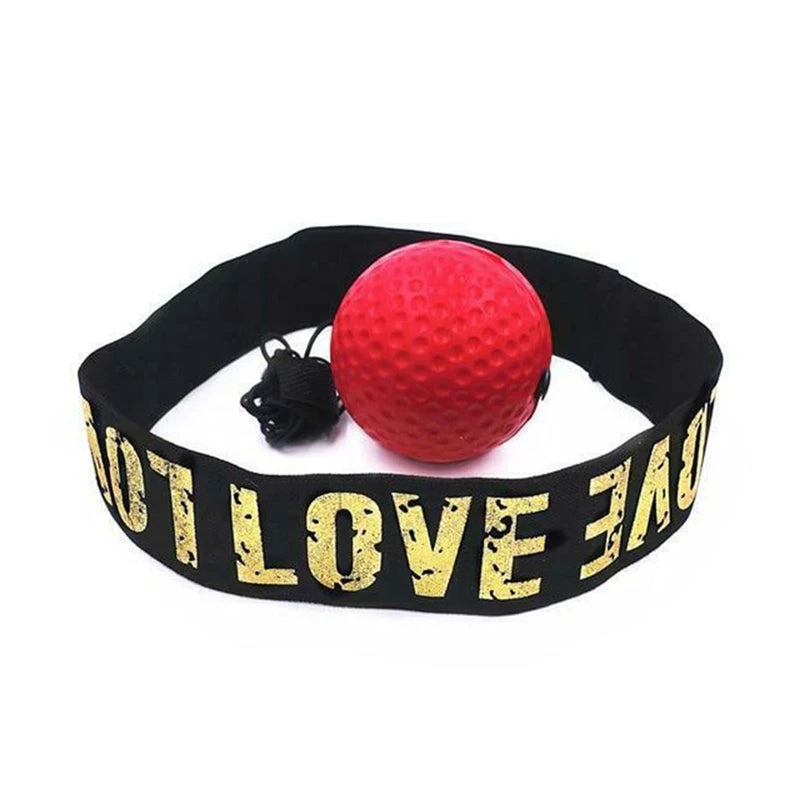 Muay Thai Boxing Speed Ball with Head Band – Reflex Trainer for Sanda & MMA Reaction Time Training